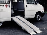 Rollstuhlrampe klappbar für Transporter