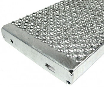 Perforated plate step