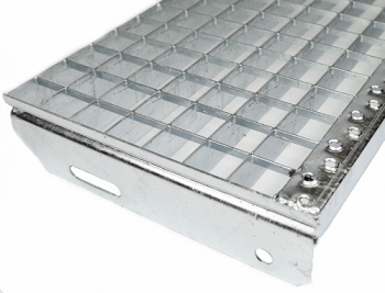 steel grating step