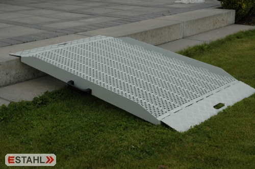 rigid ramp made of aluminium
