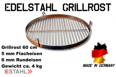 Edelstahl Grillrost in 60 cm Durchmesser