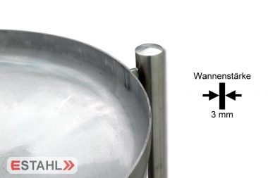 Edelstahl Feuerstelle von E-stahl