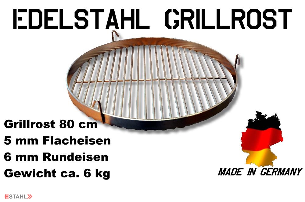 Massives Grillrost aus Edelstahl