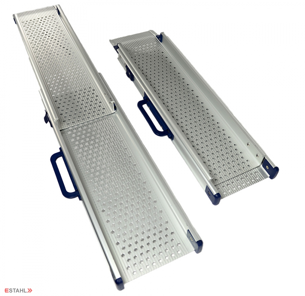 Leichte Teleskoprampe für Rollstuhlfahrer