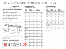 Ma - Gitterroststufe 700 x 240 mm 30/10