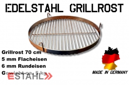 Edelstahl Grillrost in 70 cm Durchmesser