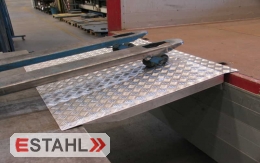 Verladebrcke aus Aluminium, Lnge 1000 mm, Breite 1250 mm
