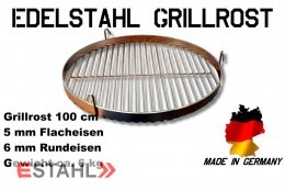Edelstahl Grillrost in 100 cm Durchmesser