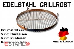 Edelstahl Grillrost in 90 cm Durchmesser